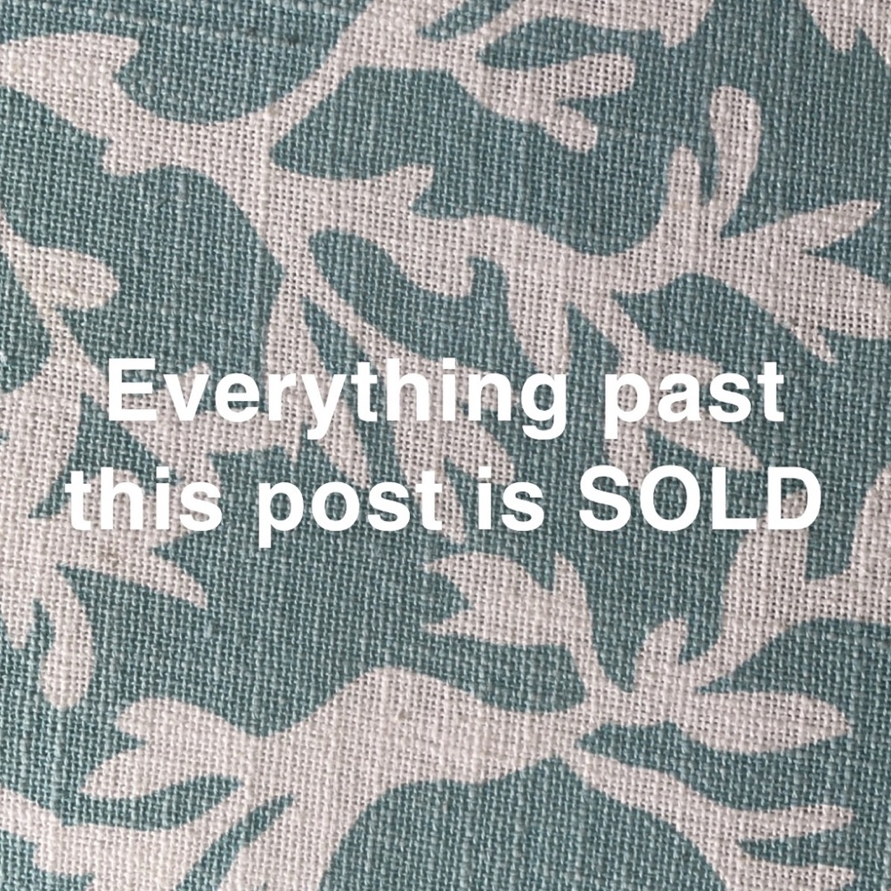 COPY - Everything Past this Post is Sold